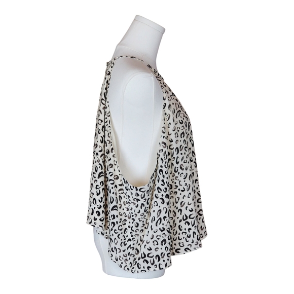 11 Honoré Leopard Print Halter Top Plus Size Lightweight Flowy Blouse NWT - Picture 4 of 9